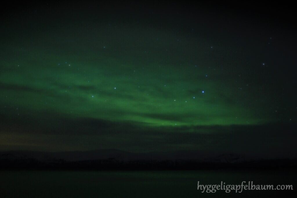cloudy northern lights